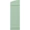 Ekena Millwork Americraft 5-Board (2 Batten) Wood Joined Board-n-Batten Shutters w/Ellipt Top, ARW101BE518X77SGH, PR ARW101BE518X77SGH - alternate 9